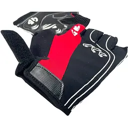 Велорукавиці Good Bike D-Grip короткий палець розмір M червоні (94505Red-IS) - мініатюра 4