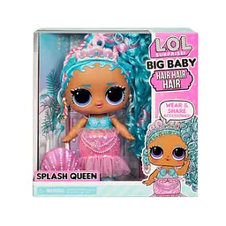 Ігровий набір з лялькою L.O.L Surprise Big Baby Hair Hair Hair Королева сплеск, 30 см (579724) - мініатюра 4