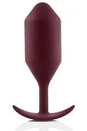 Анальна пробка B-Vibe Snug Plug 5, 16 см (бордовий)