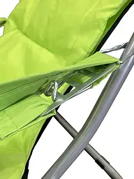 Складаний стілець для кемпінгу салатовий Levistella GP21032108 LIME - мініатюра 3