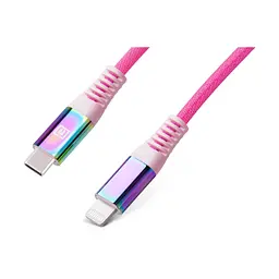 Дата кабель USB-C to Lightning 1.0m MFI Rainbow REAL-EL (EL123500054) - мініатюра 3
