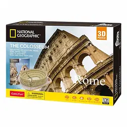 Пазл Cubic Fun Тривимірна головоломка-конструктор National Geographic Колізей (DS0976h)