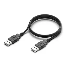 Дата кабель USB 2.0 AM/AM 1.0m black ColorWay (CW-CBUU071-BK) - мініатюра 3