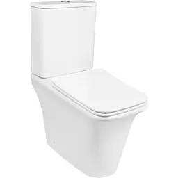 Унітаз-компакт Qtap Kalao безобідковий з сідінням Soft-close QT08221213AW