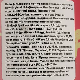 Пиво Anarkist New England IPA світле нефільтроване 5.4% 0.5 л з/б - мініатюра 4