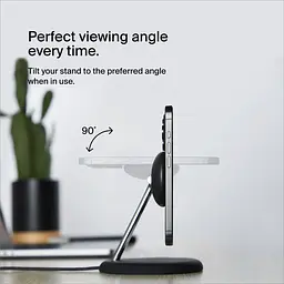 Бездротовий зарядний пристрій Belkin 3in1 Magnetic Qi2 15W Black (WIZ023VFBK) [154441] - мініатюра 9