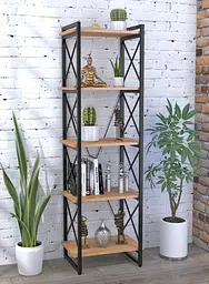 Стелаж Скіф-5-550 Loft Design (Дуб Крафт золотий)