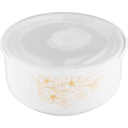 Салатник із кришкою Ardesto Sunny day, 12 см, білий (AR3493) - мініатюра 2