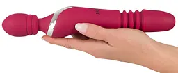 Вібратор Javida Warming Thrusting Vibe, 27 см (рожевий) - мініатюра 3