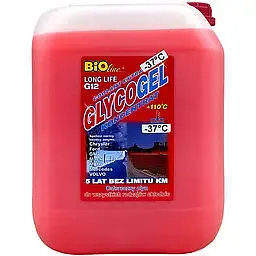 Антифриз BioLine Glycogel G12 Ready-mix -37 °C червоний 10 л