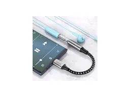Адаптер 3.5mm Proove SoundMesh Type-C to 3.5 mm Gray (ACSM00005201) - мініатюра 2