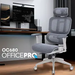 Офісне крісло OfficePro Skyline OC680-W-DG-DG (OC680-W-DG-DG) - мініатюра 7