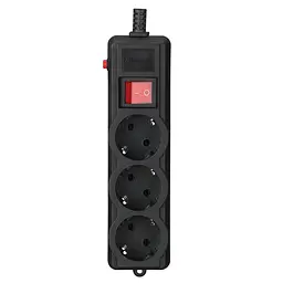 Мережевий фільтр Gembird SPG3-G-15B-PRO, 3 розетки (SPG3-G-15B-PRO)