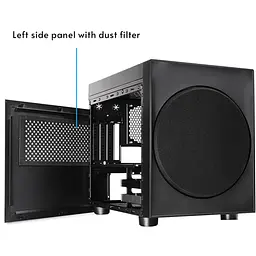 Корпус Chieftec THE CUBE CI-03B-OP, без БЖ, fan 20cm, mATX, Black - мініатюра 14