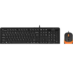 Комплект (клавіатура + миша) A4Tech Fstyler F1010 Black/Orange (1147551) [114613]