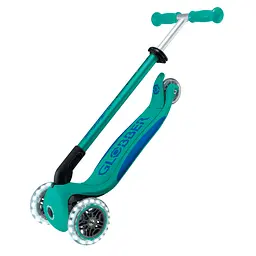 Самокат Globber Elite Lights колеса з підсвіткою 50 кг смарагдово-зелений (439-607-3) - мініатюра 14