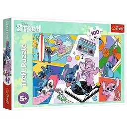 Пазли дитячі Trefl Спогади LiloStitch 16473 100 шт. Різнокольоровий shop (5900511164732)