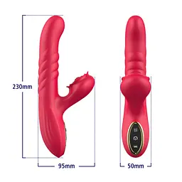 Вібратор Erospace Sweet Play G-Spot Vibrator With Thrusting A2 - мініатюра 2