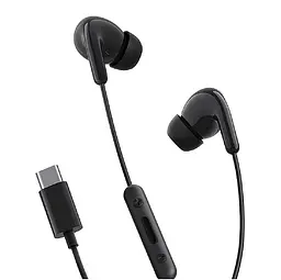 Навушники з мікрофоном Xiaomi Type-C Earphones Black - мініатюра 4