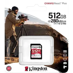 Карта пам'яті Kingston SD 512GB C10 (SDR2V6/512GB) - мініатюра 2