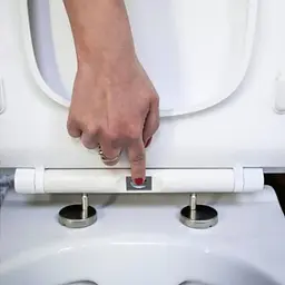 Сидіння для унітазу з мікроліфтом Cersanit Carina Slim K98-0135 Soft Close+Quick Release з дюропласту - мініатюра 2