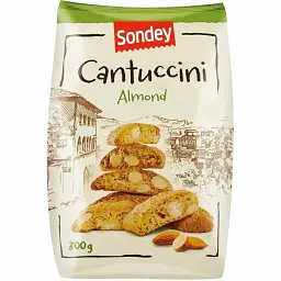 Печиво Кантучіні Sondey Cantuccini Almond з мигдалем 300г.