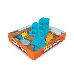 Набір кінетичного піску для творчості Kinetic Sand Construction Zone, блакитний, 283 г (71417-2) - мініатюра 3