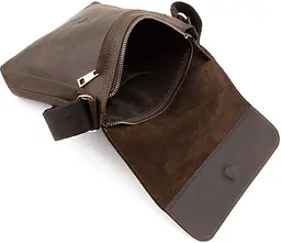 Чоловіча шкіряна сумка через плече GRANDE PELLE sum0026691 - мініатюра 7