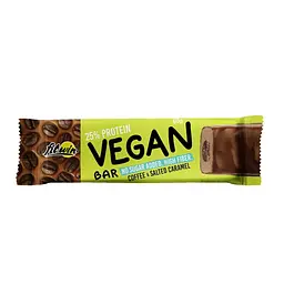 Блок веганських батончиків FitWin Vegan Bar, 12*60 грам - Кава-солона карамель - мініатюра 2