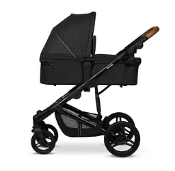 Універсальна коляска 2 в 1 Lionelo Mari Tour Black Onyx, чорна (LO-MARI TOUR 2IN1 BLACK ONYX) - мініатюра 8