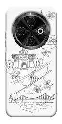 TPU чохол Demsky Kyiv spirit для TECNO Spark 30C