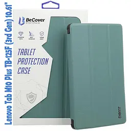 Чохол-книжка BeCover Smart для Lenovo Tab M10 TB-125F (3rd Gen)/K10 Pro TB-226 10.61 Темно-зелений (708303) - мініатюра 4