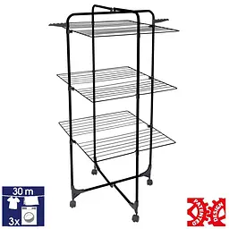 Сушарка для білизни підлогова Casa Si Athletic 3 Black (CS92185E04E) - мініатюра 3