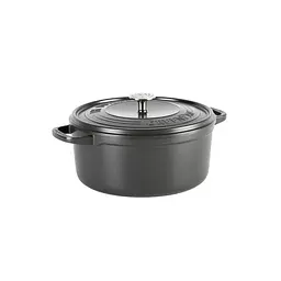 Каструля з кришкою GreenPan Featherweights 28 см 6,3 л з керамічним покриттям чорний (CC005057-001)