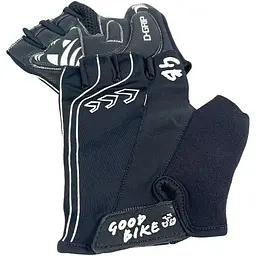 Велорукавиці Good Bike D-Grip короткий палець розмір L чорні (94506Black-IS) - мініатюра 3