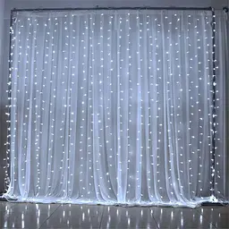 Гірлянда-водоспад світлодіодна XPRO Xmas LED 200-W-2 Білий 2х2 м (47660-7593_300) - мініатюра 5