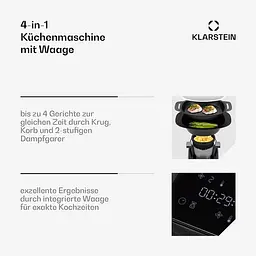 Кухонний комбайн Klarstein Aria Smart 1700 Вт (10045491) - мініатюра 5