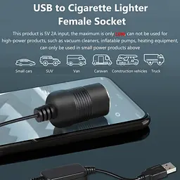 Автомобільний USB адаптер 12V для відеореєстратора, GPS та інших пристроїв - мініатюра 6