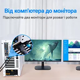 Відеоперехідник Vention AILB0 HDMI - DVI-D 1080p 60 Гц чорний (AILB0) - мініатюра 5