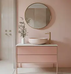 Змішувач для умивальника Rea Drop високий brushed copper REA-B8972 - мініатюра 3