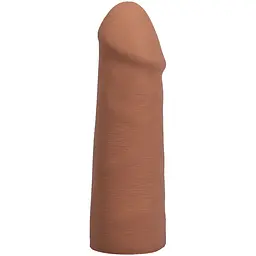Фалоімітатор Doc Johnson The Realistic Cock ULTRASKYN 5 Inch, карамельний - мініатюра 3