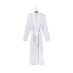 Халат-кімоно з льону Lotus Home - Madrida білий L/XL - мініатюра 7