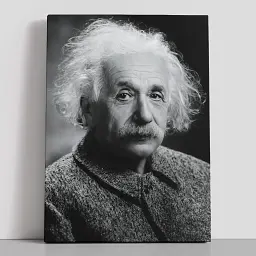Інтер'єрна картина Альберт Ейнштейн, Albert Einstein, науковець, фізика, 60×42 см (id1300)
