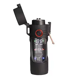 Ліхтар запальничка Multifunctional D66 LCD Type-C (3+1 режими) - мініатюра 4