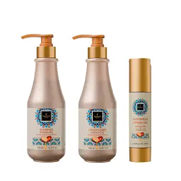 Подарунковий набір косметики Famirel Argan Oil — захист і відновлення сухого волосся (085861, 085878, 085892)