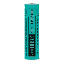 Акумулятор Videx літій-іонний 18650 (без захисту) 2800mAh bulk/1шт VIDEX (23585-000) - мініатюра 2