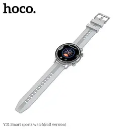 Смарт-годинник HOCO Y31 Smart sports watch(call version) сріблястий
