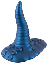 Вібратор Beasty Cocks Tentacl 14.8 см (синій) - мініатюра 8