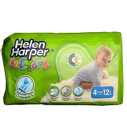 Підгузки Helen Harper 4 7–18 кг 12 шт (HelenHarper4-12)