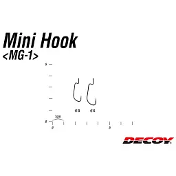 Гачок Decoy Mini Hook MG-1 6 (10 шт/уп) - мініатюра 2